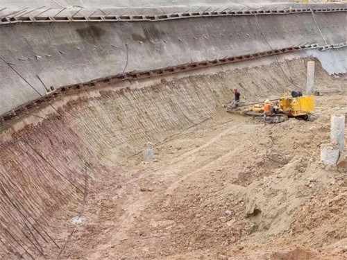 文成基坑边坡加固